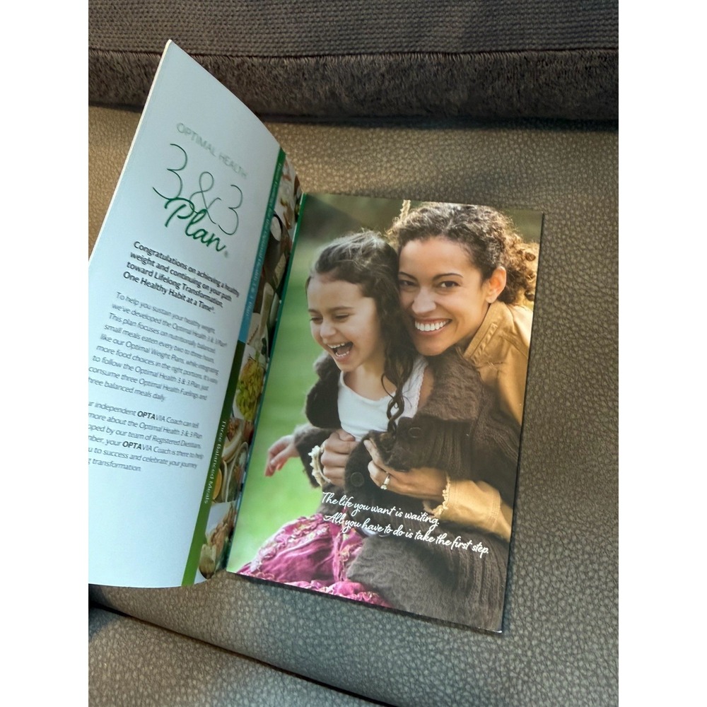 Optavia 3&3 Program Guide Book Step By Step Support To Healthy Eating - Picture 2 of 3